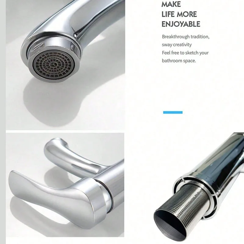 سطح الخيالة حنفيات الحمام ، خلاط ساخن وبارد ، الغرور ، بالوعة المطبخ ، 1 قطعة