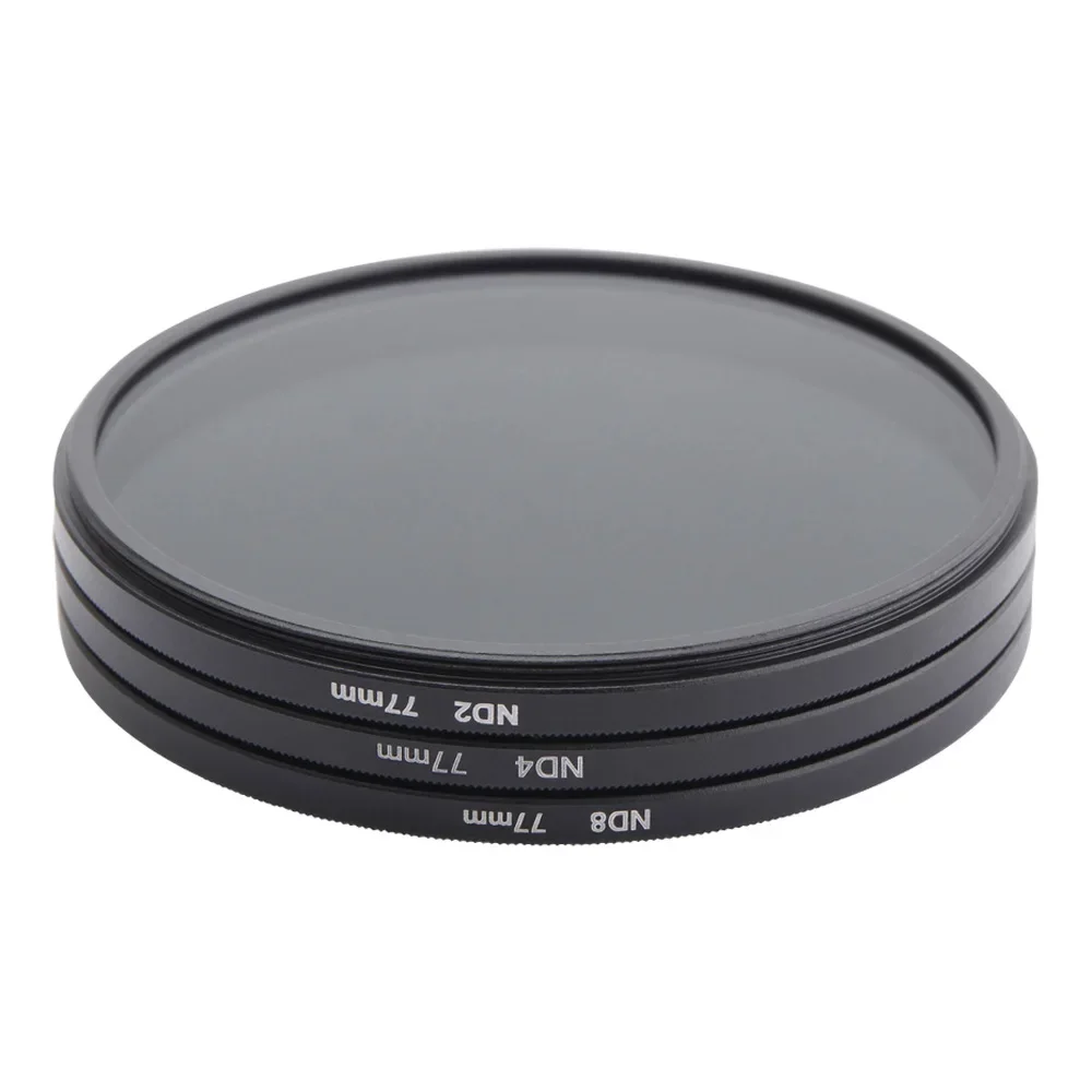 37 49 52 55 58 67 72 77 82mm Neutral Photography Density ND 2 4 8 16 32 Lens Filter Camera for Canon Nikon Sony Camera