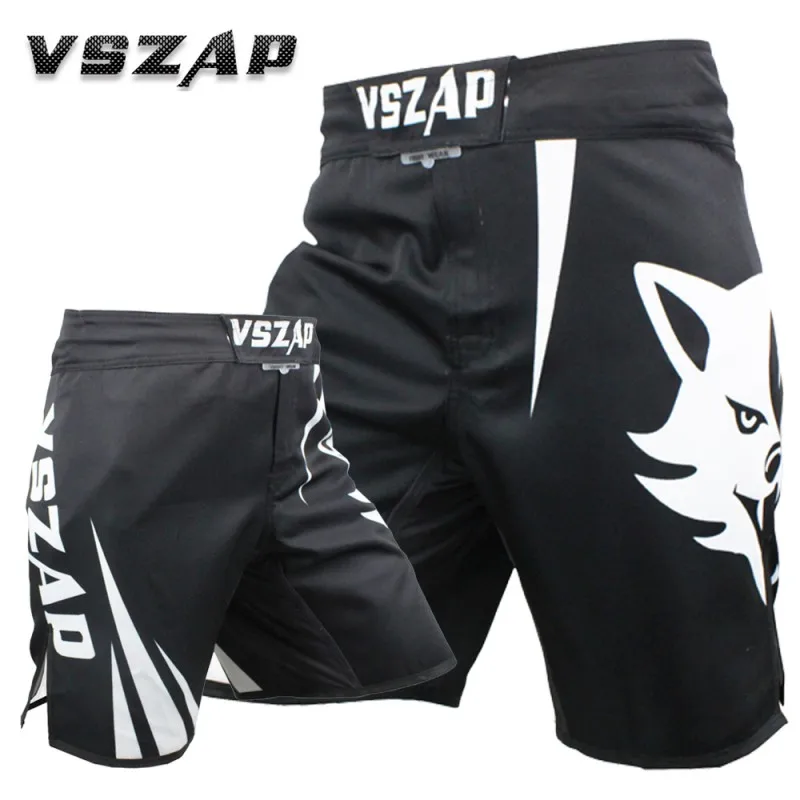 Vszap MMA BJJ Shorts Comprehensive Fighting Training Pants Men's Muay Thai No Gi Judo Jiu Jitsu Sports Boxing Grappling Shorts