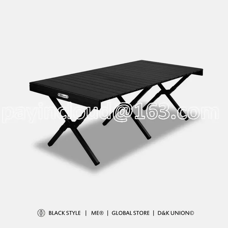 

Wind Light Aluminum Alloy Camping Omelet Table Camping Picnic Folding Table Travel Self-drive Travel Outdoor Table
