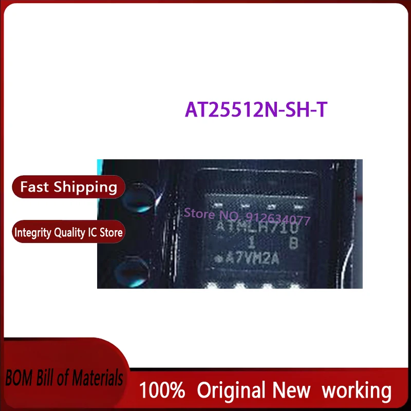 

10PCS/LOT AT25512N-SH-T SOP-8 New Original In Stock