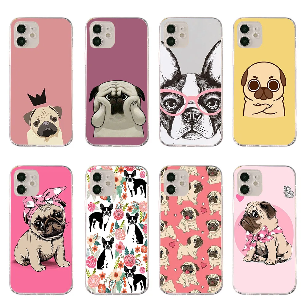 SM-61 Pug Silicone TPU Case for Realme Narzo 50 50I 50a Prime 9 10 Pro C30S C35 C55 Plus Cover Soft