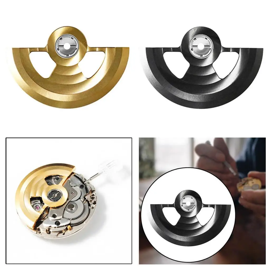 Automatic Mechanical Watch Movement Sturdy Trendy Stable DIY Watch Component Automatic Watch Rotor for NH36 NH35 NH38 NH39 NH34