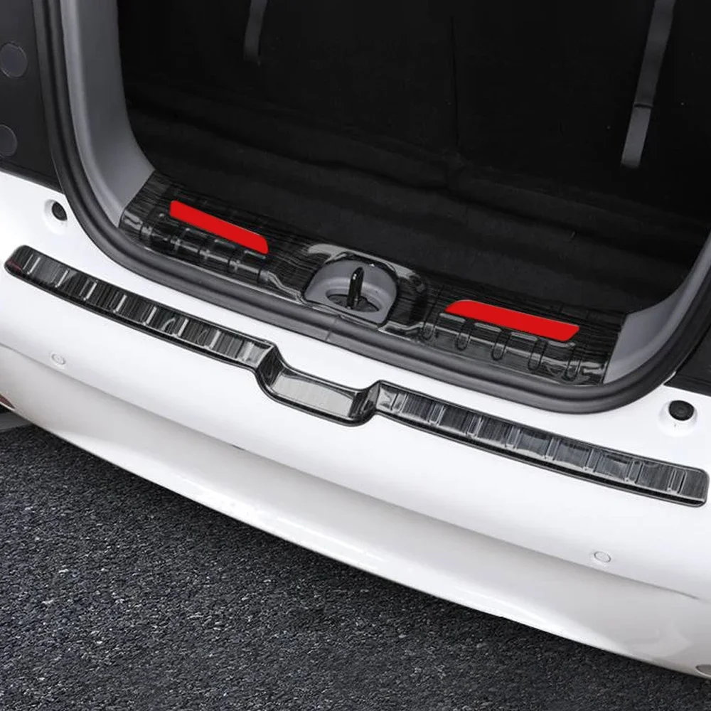 

Trunk Bumper for Changan Lumin 2022 2023 2024 Car Accessories Stainless Rear Fender Protector Sill Cover Stick Decoration
