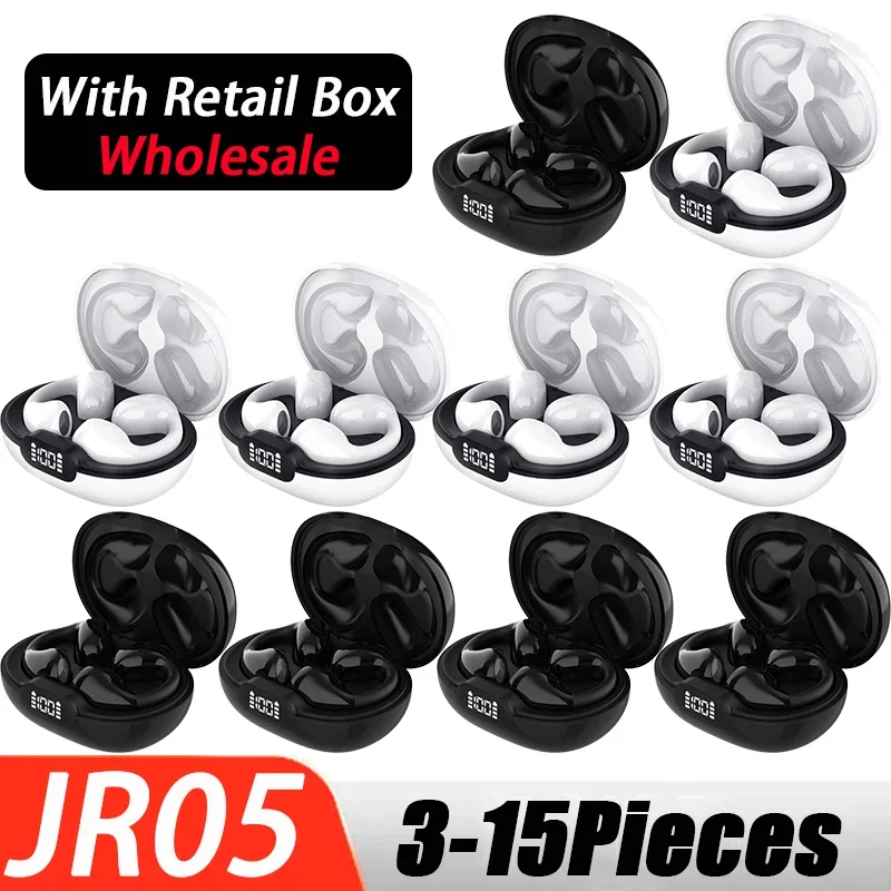 

JR05 Smart Headphones Bluetooth Earphones Wireless Headset Mini Earbuds Original Sport Stereo Display Microphones 2024 TWS Suit