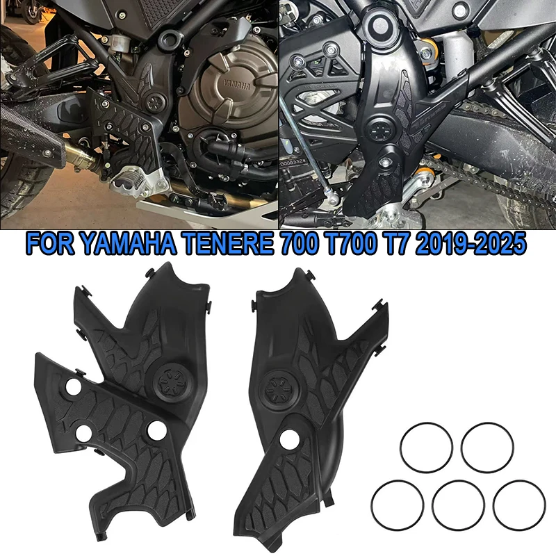

For Yamaha Tenere 700 TENERE700 T700 T7 XTZ700 Side Cover Protector Guard Motorcycle Accessories Fairing Body Frame Cap Parts