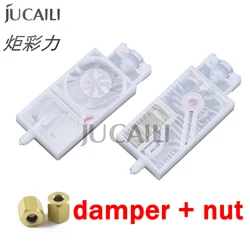 Jucaili 10PCS Eco solvent ink damper for DX5/xp600/4720/i3200 head for mimaki jv33 roland Galaxy DTF printer dumper with nut