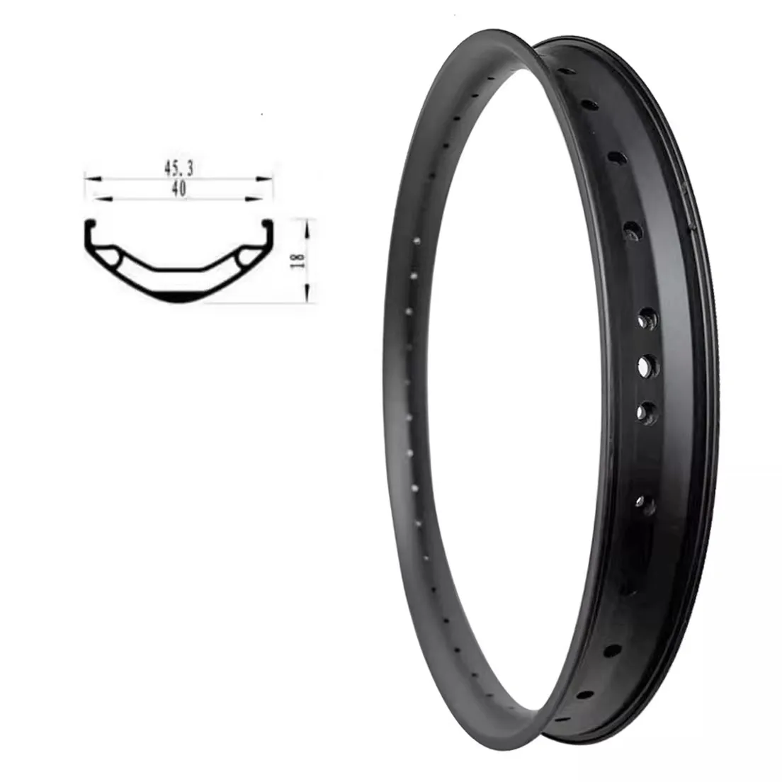 

20-дюймовое колесо из алюминиевого сплава 20×3.0 с дисковым тормозом, двойным усилением 406 и широким ободом 36H для внедорожников