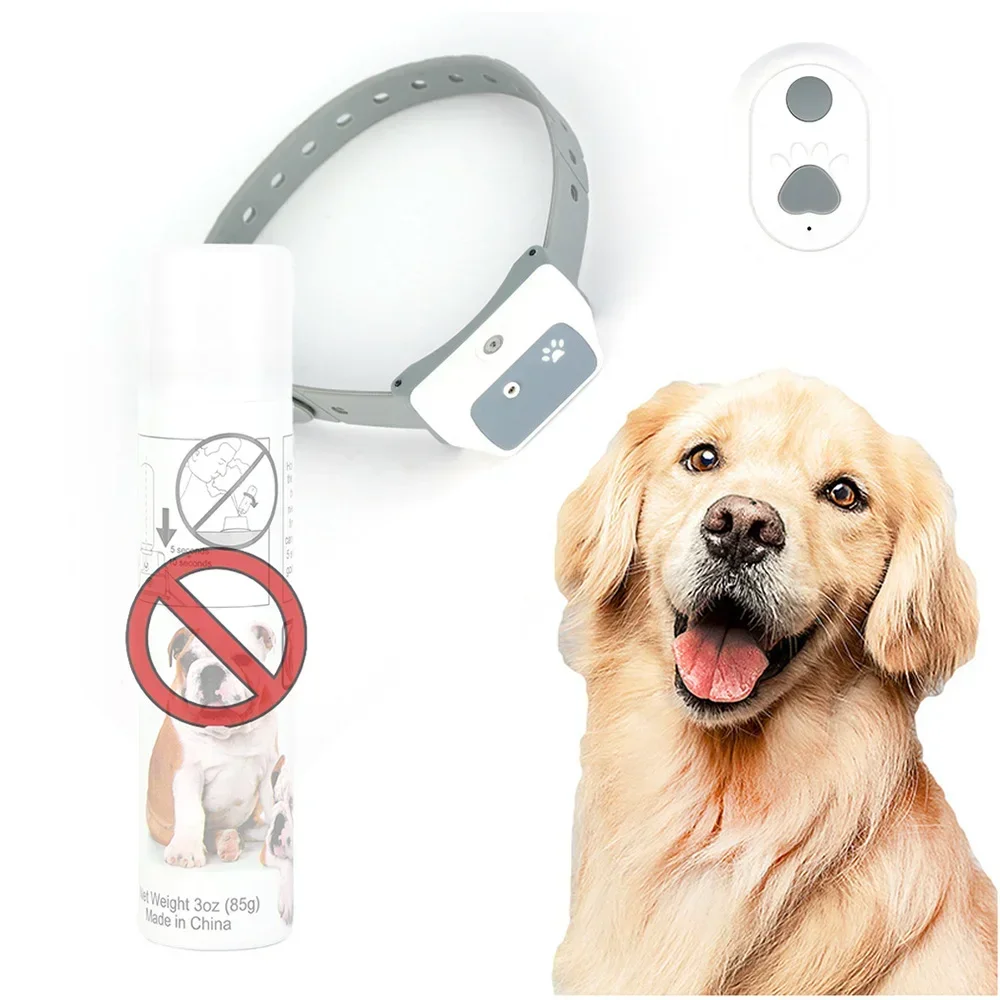 Smart Pet Dog Auto Spray Anti Barking Device, Rechargeable No Shock Anti Bark Citronella Electric Training Collar, Pet Supplies