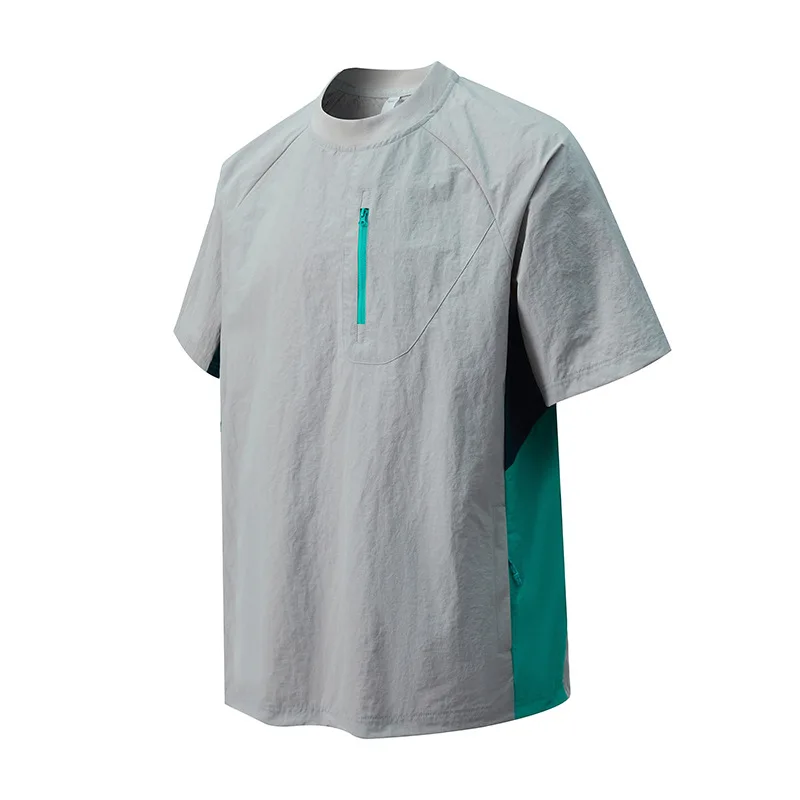 Men's Summer Outdoor Sports Set Lightweight Quick-Dry UV Protection Running Shorts & Breathable T-Shirt Fitness Combo