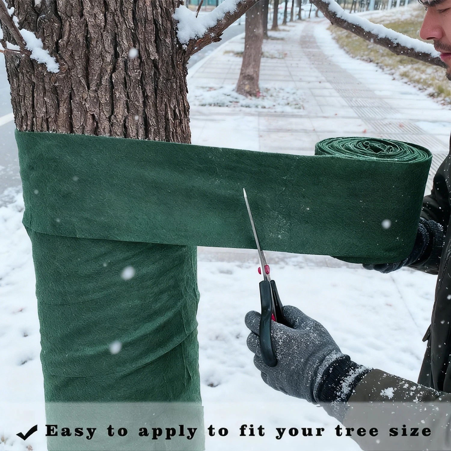 20m/Roll Tree Winter Wrap Tree Trunk Frost Protection Band Tree  Keep Warm Guard Garden Park Orchard Tree Winter Care Supplies