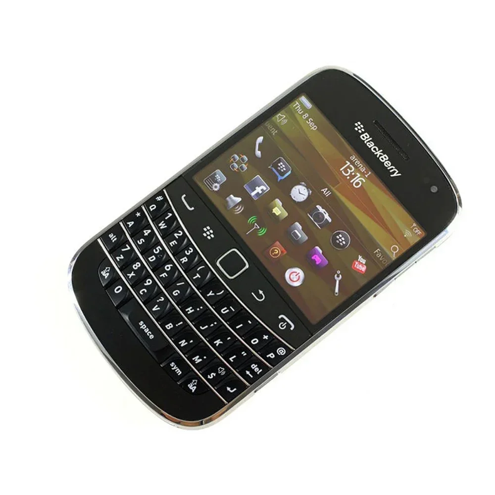 BlackBerry Bold Touch 9900 3G هاتف محمول أصلي غير مقفول QWERTY 2.8 بوصة 5MP 8GB ROM BlackBerry 9900 هاتف محمول