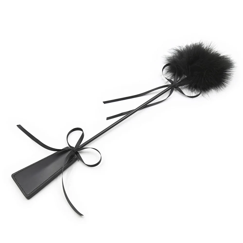 Feather Leather Hand Slap Small Whip SM Training Toys Spanking Alternative Flirting Tool