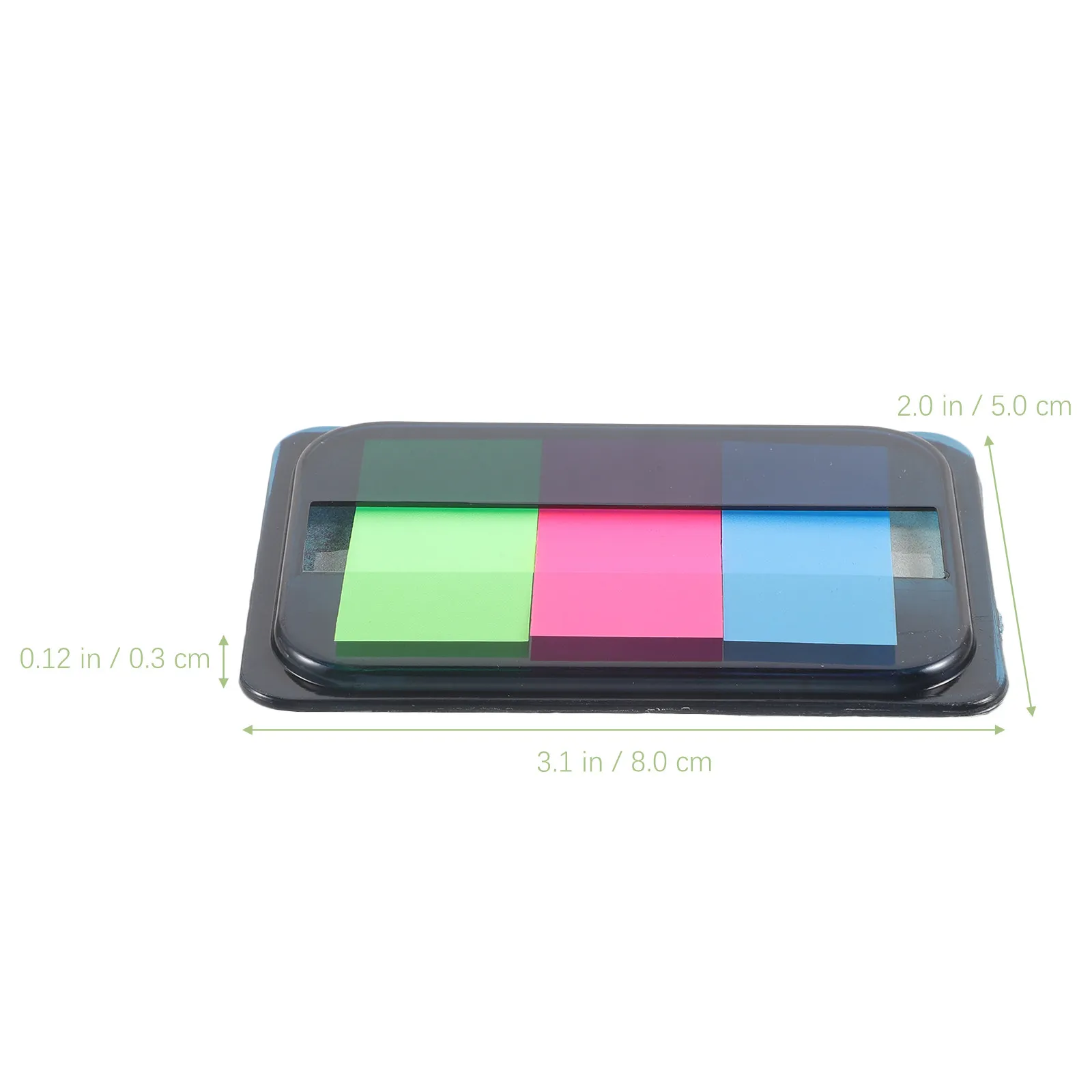 60Pcs Neon Knowledge Sticky Tabs Colored Pet Page Markers Removable Adhesive Translucent Paper Flags for Highlighting Reading