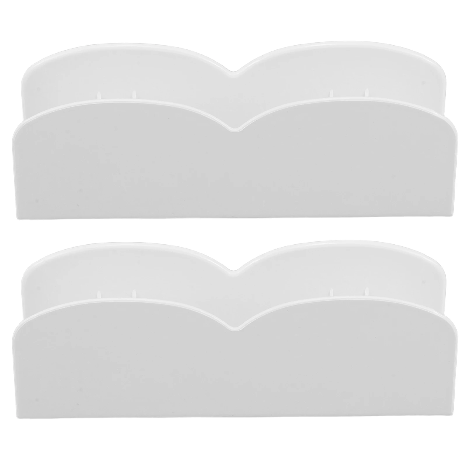 

2pcs Folding Fence Playpen Fixing Bracket White Plastic Connector Child Safety AntiSkid Design Portable Storage Home Travel Use