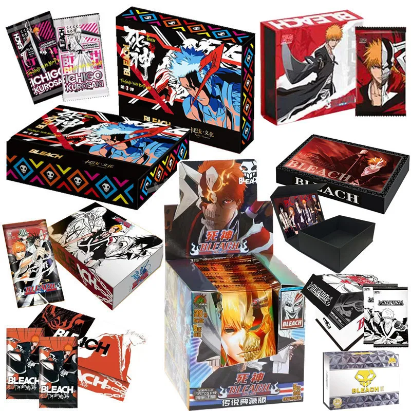 

The New BLEACH Anime Collection Card Kurosaki Ichigo Kuchiki Byakuya Gengaki Sword Eight Set Exchange Collection Card Toy Gift