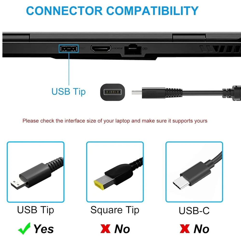 280W USB Tip Charger Compatible with MSI GS77 GE66 GE68 GE76 Raider GE68HX GE78HX GP66 Leopard a18-280p1a adp-280eb