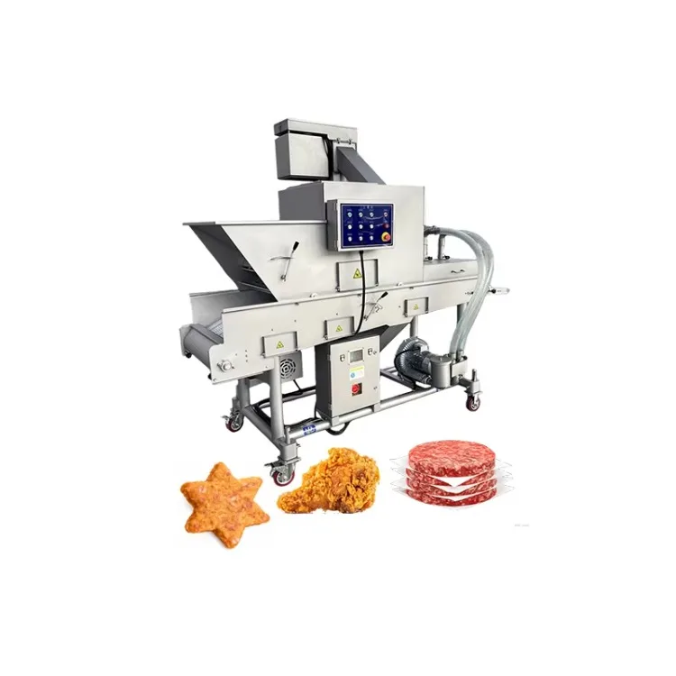Automatic Shrimp Fish Chicken Fillet Tempura Breading Machine