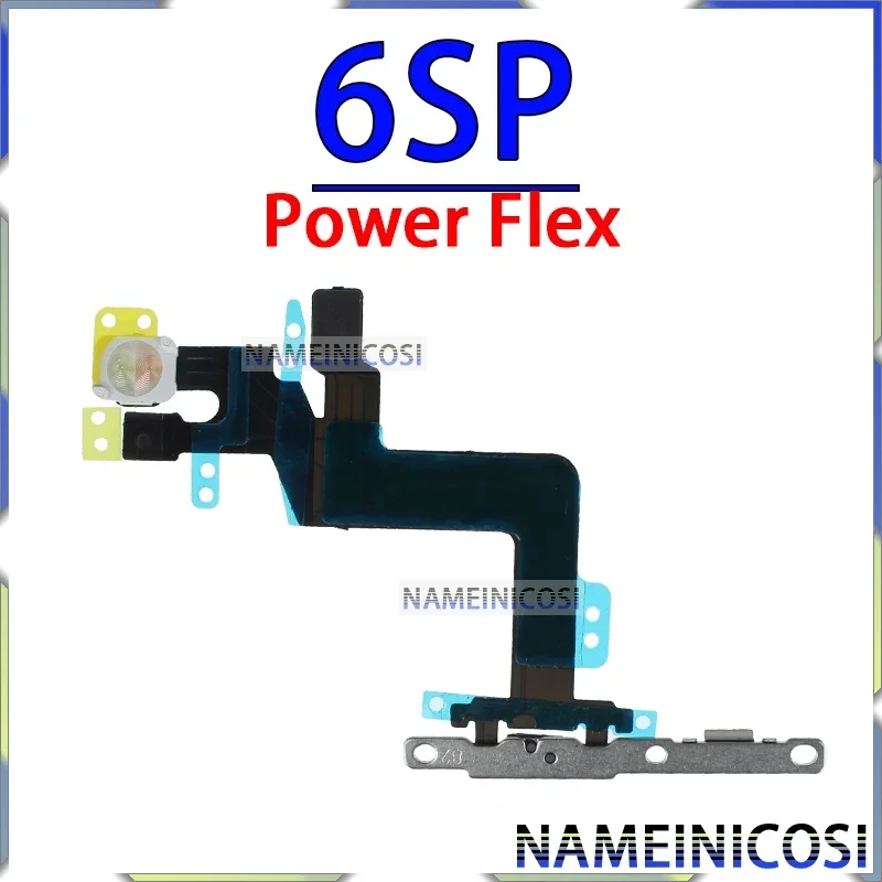 Power Volume Flex for IPhone 6 6s 7 8 Plus Se2020 Switch On Off Side Button Key Ribbon Silent Mute Flex Cable