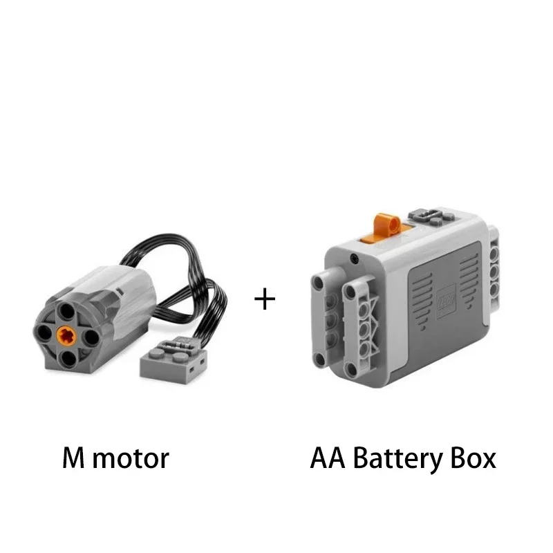 MOC M L XL Motor Servo Power Functies Motor High-Tech Onderdelen Multi PF 8293 8883 Model Bouwstenen Compatibel met LEGO - afbeelding 1