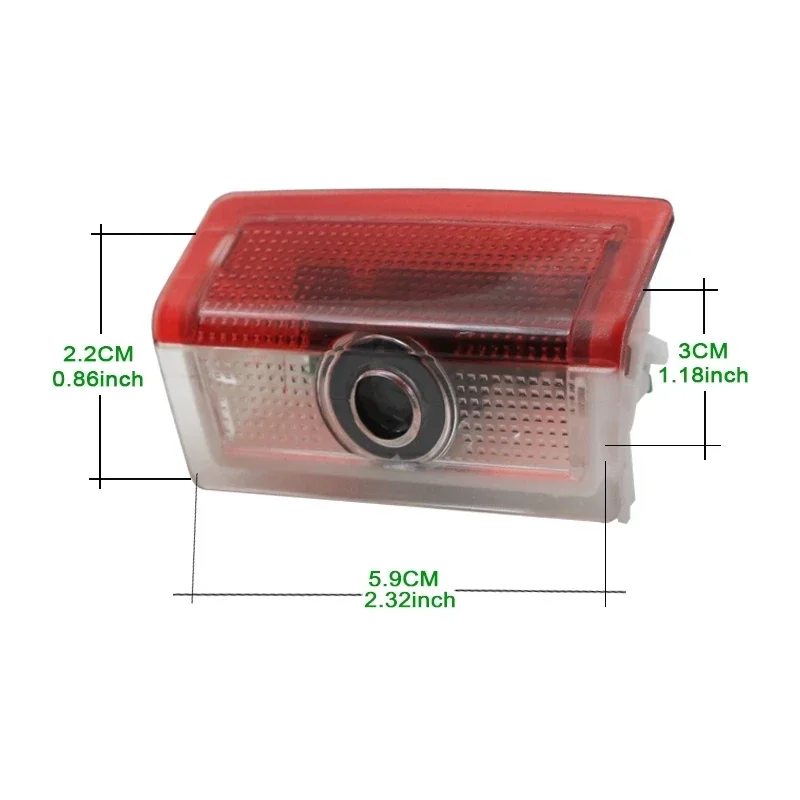 2pcs For Mercedes Benz A class w176 amg Led Car Door Laser Projector Light styling Logo light Accessories view 4