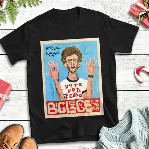 Men Women T-Shirt Napoleon Dynamite  Vintage Pure Cotton Tee Shirt Short Sleeve  T Shirt Round Neck Tops Printed