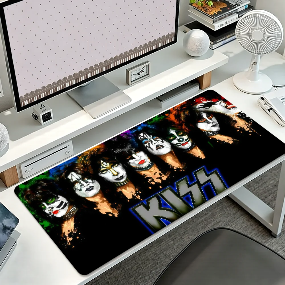 Rock Band K-Kiss Mouse Pad Non-slip Thickened MousePad Student Gaming Cushion Large Writing Lockedge Office