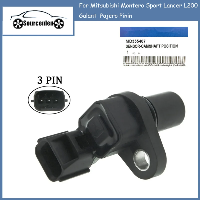 캠축 위치 센서, 미쓰비시 몬테로 스포츠 랜서 L200 Galant Pajero Pinin MD348074 MD360196 1800519, MD355407, 신제품
