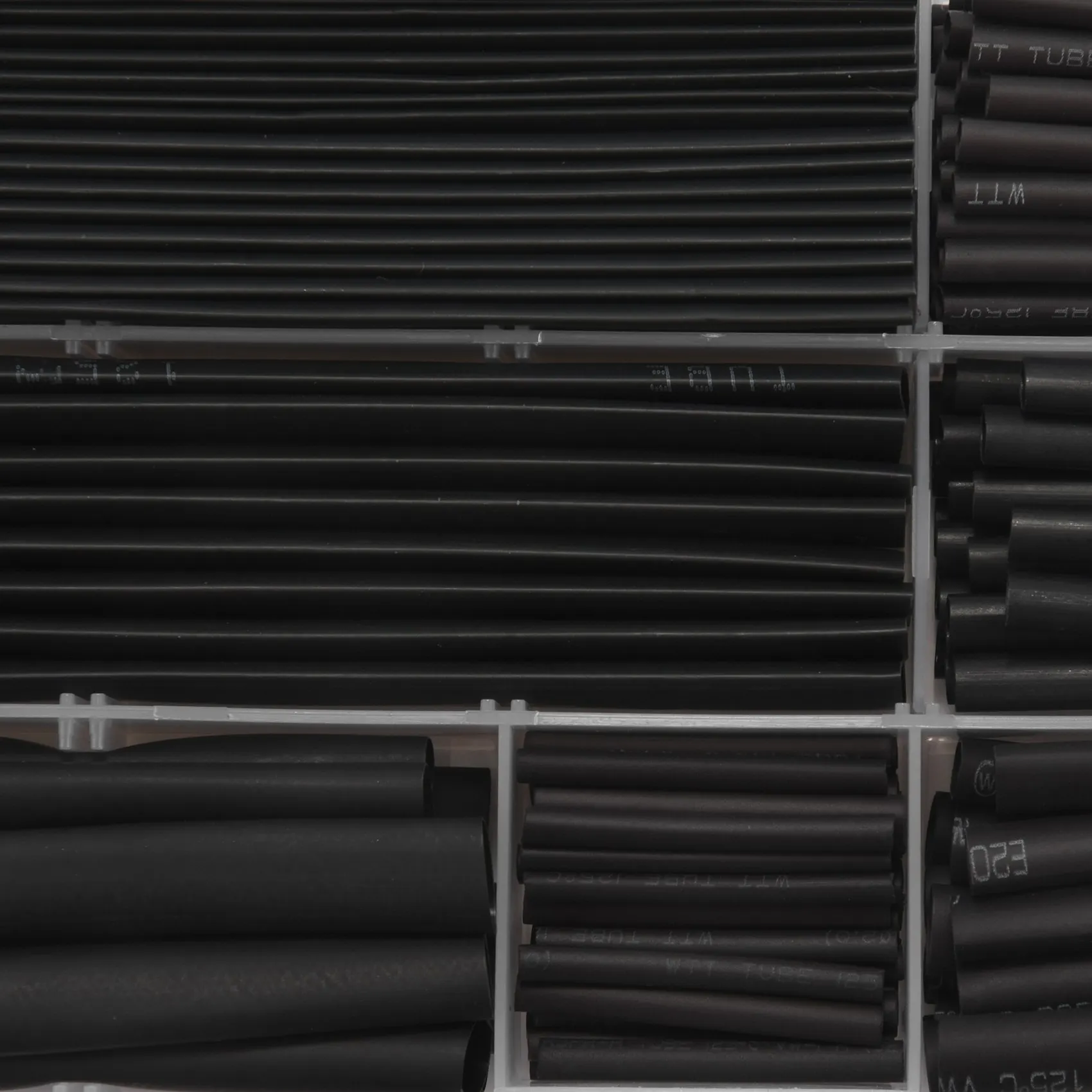 Top Deals 150Pcs Wire Black Case Set Heat Shrink Tubing Wrap Tube Assorted Sleeves