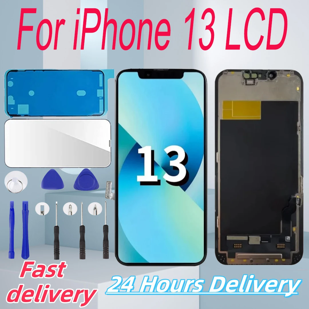 OLED Display For iPhone 13 LCD Touch Screen Digitizer Replacement Assembly Parts For iPhone 13 LCD With 3D Touch Screen
