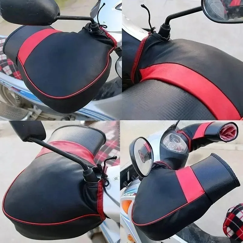 

Чехол на руль мотоцикла, скутера, теплый зимний водонепроницаемый мотоциклетный грелка для рук, перчатки, аксессуары De Moto