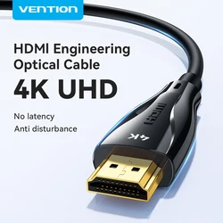 Vention 8K HDMI 2.1 Cable 120Hz 48Gbps Fiber Optic HDMI Cable Ultra High Speed HDR eARC for HD Samsung LG TV Box PS5 Cable HDMI