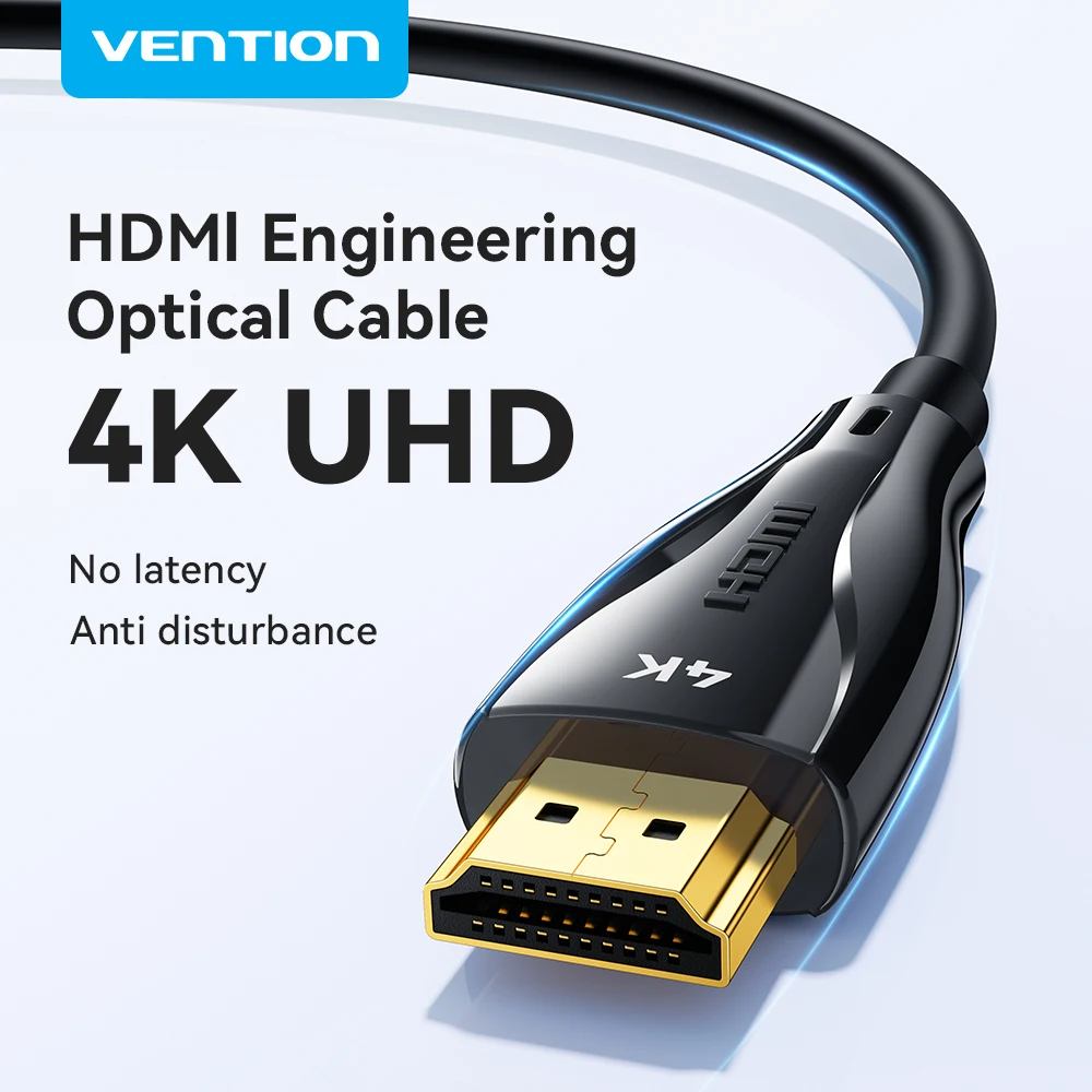 Vention 8K HDMI 2.1 Cable 120Hz 48Gbps Fiber Optic HDMI Cable Ultra High Speed HDR EARC for HD Samsung LG TV Box PS5 Cable HDMI