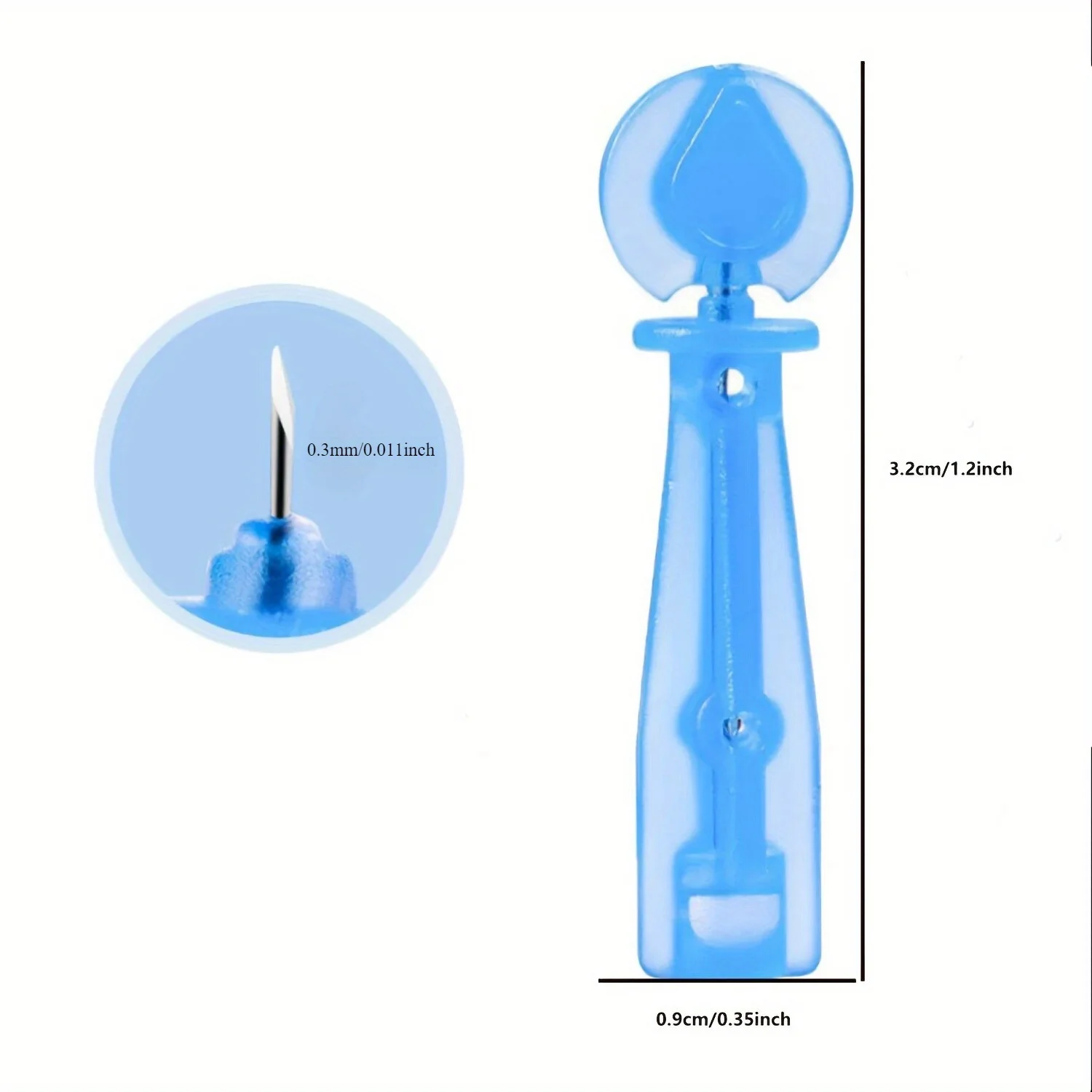 50/100 pces removedor de cravo descartável acne agulhas removedor de cravo ferramenta remoção e limpeza facial agulhas de aço inoxidável