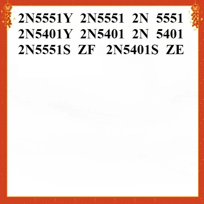 50 STKS Originele 2N5551Y 2N5551 2N 5551, 2N5401Y 2N5401 2N 5401, 2N5551S ZF, 2N5401S ZE