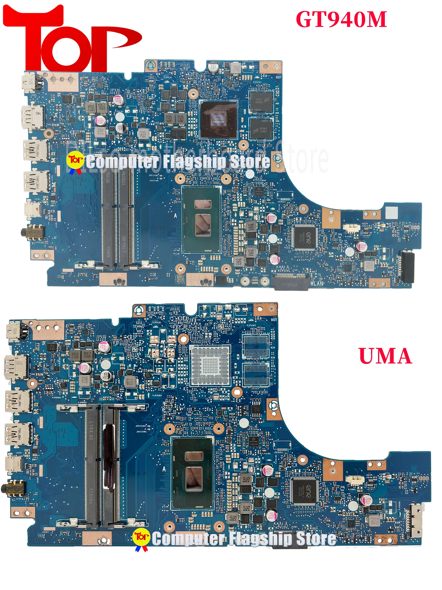 KEFU TP510UF เมนบอร์ดแล็ปท็อปสำหรับ ASUS TP510UQ TP510U TP510UAK Mainboard UMA GT930 GT940 I3 I5 I7 100% ทำงาน