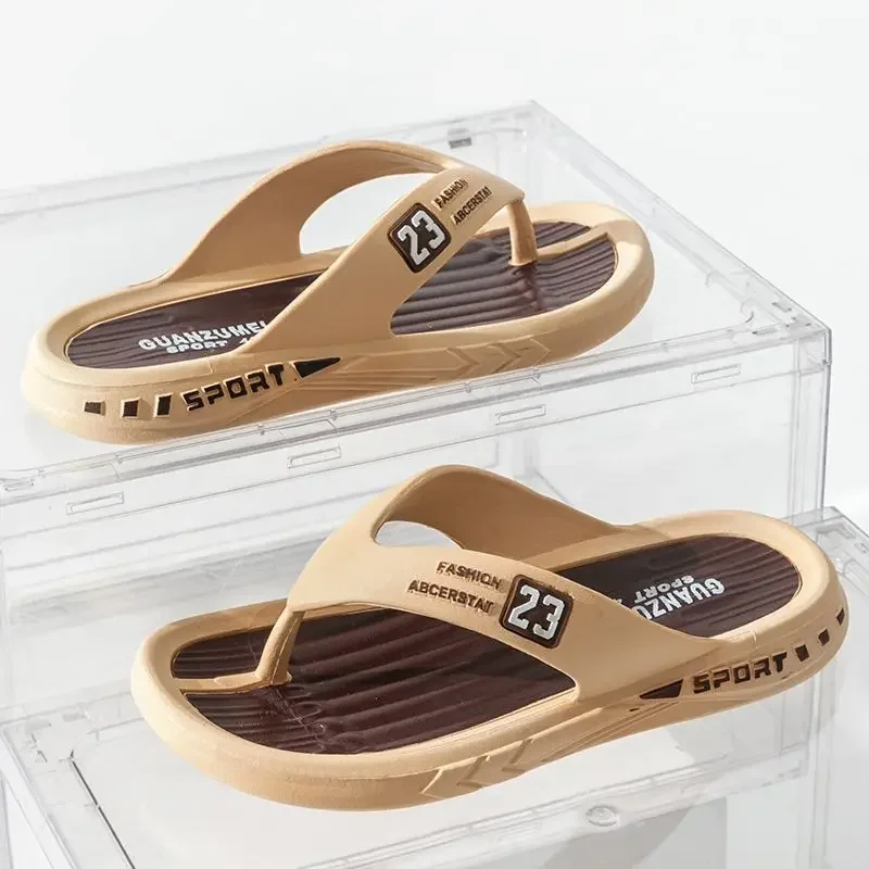 

Мужские дышащие тапочки на платформе, шлепанцы, нескользящие сандалии - стильные роскошные дизайнерские элегантные доступные тапочки