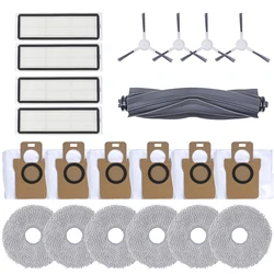 【Opcjonalne 】 akcesoria kompatybilne z Dreame L10s Ultra Robot odkurzający, szczotka rolkowa, filtr, woreczek pyłowy, ścierka do mopa, szczotka boczna