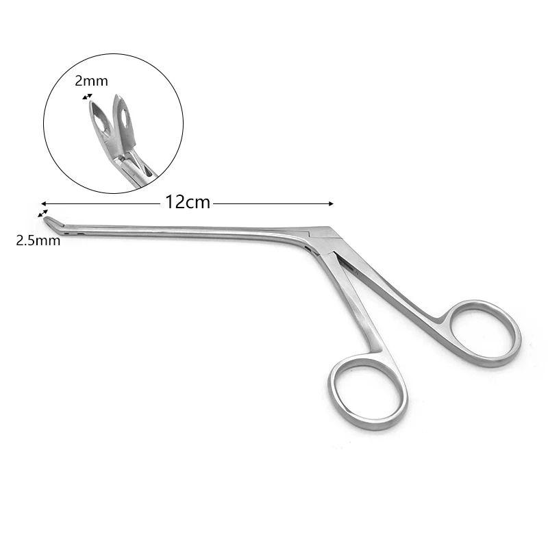 Medical nasal tissue forceps Bone gnawing forceps Gun type nasal polyp gnawing forceps ethmoid sinus forceps nasal tissue cuttin