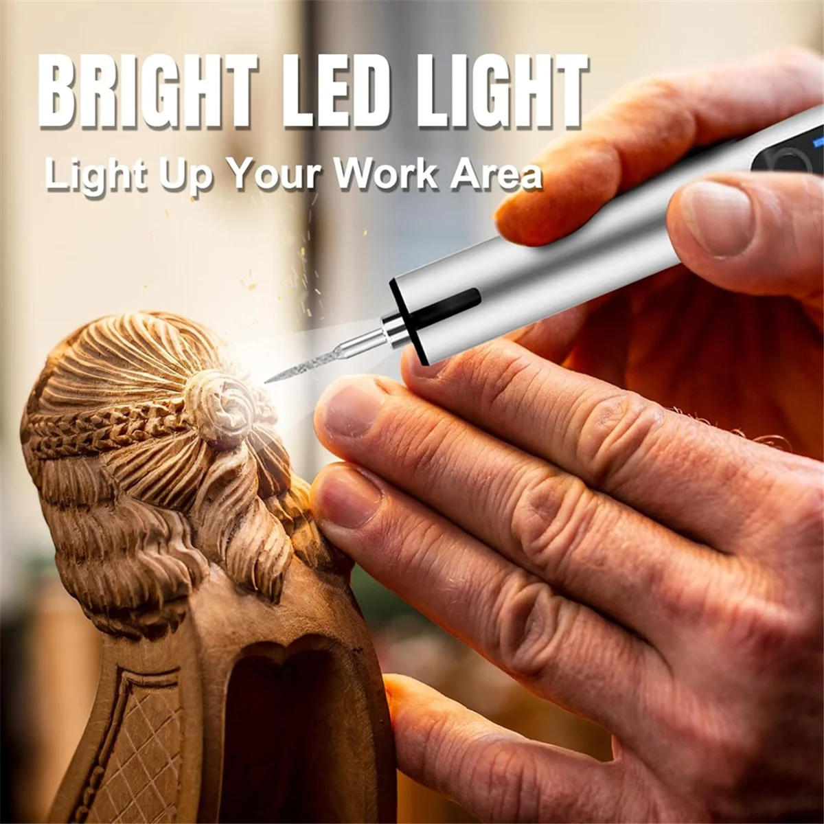 

B45C USB перезаряжаемая гравировальная ручка, портативная ручная дрель «сделай сам» для изготовления ювелирных изделий, металл, дерево, камень, пластик, стекло, серый