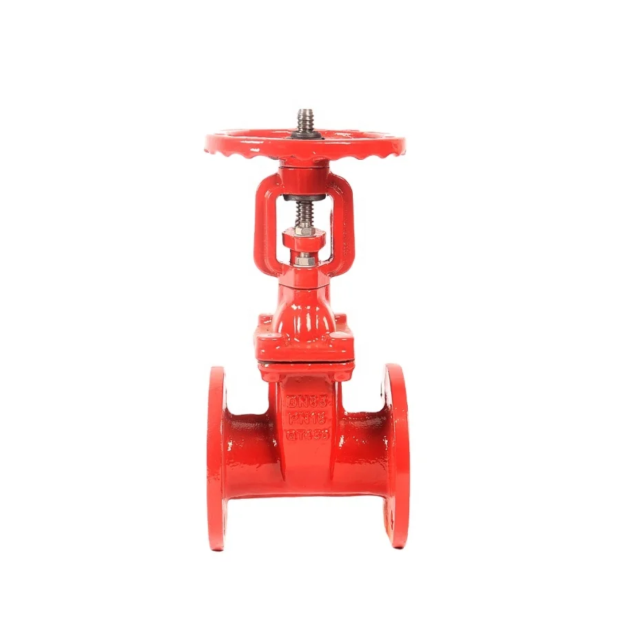 2 1/2in Red Flange  Hydrant Gate Valve  Groove Fire Water Gate Valve