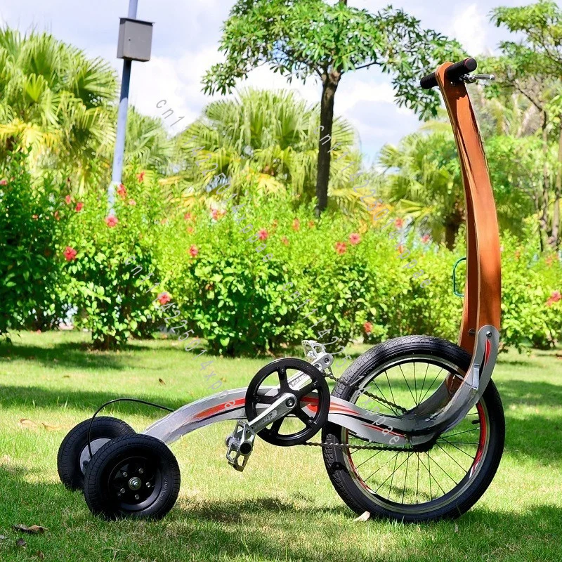 New Sporty Creative Stand-up Riding Fitness Bikes for Station-mounted Three-wheeled Commuter Bikes