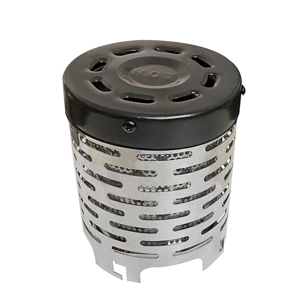 AAA87 уличная нагревательная крышка, газовые нагревательные плиты, мини-обогреватель, крышка для кемпинга, обогреватель, плита, аксессуары для газовой плиты из нержавеющей стали