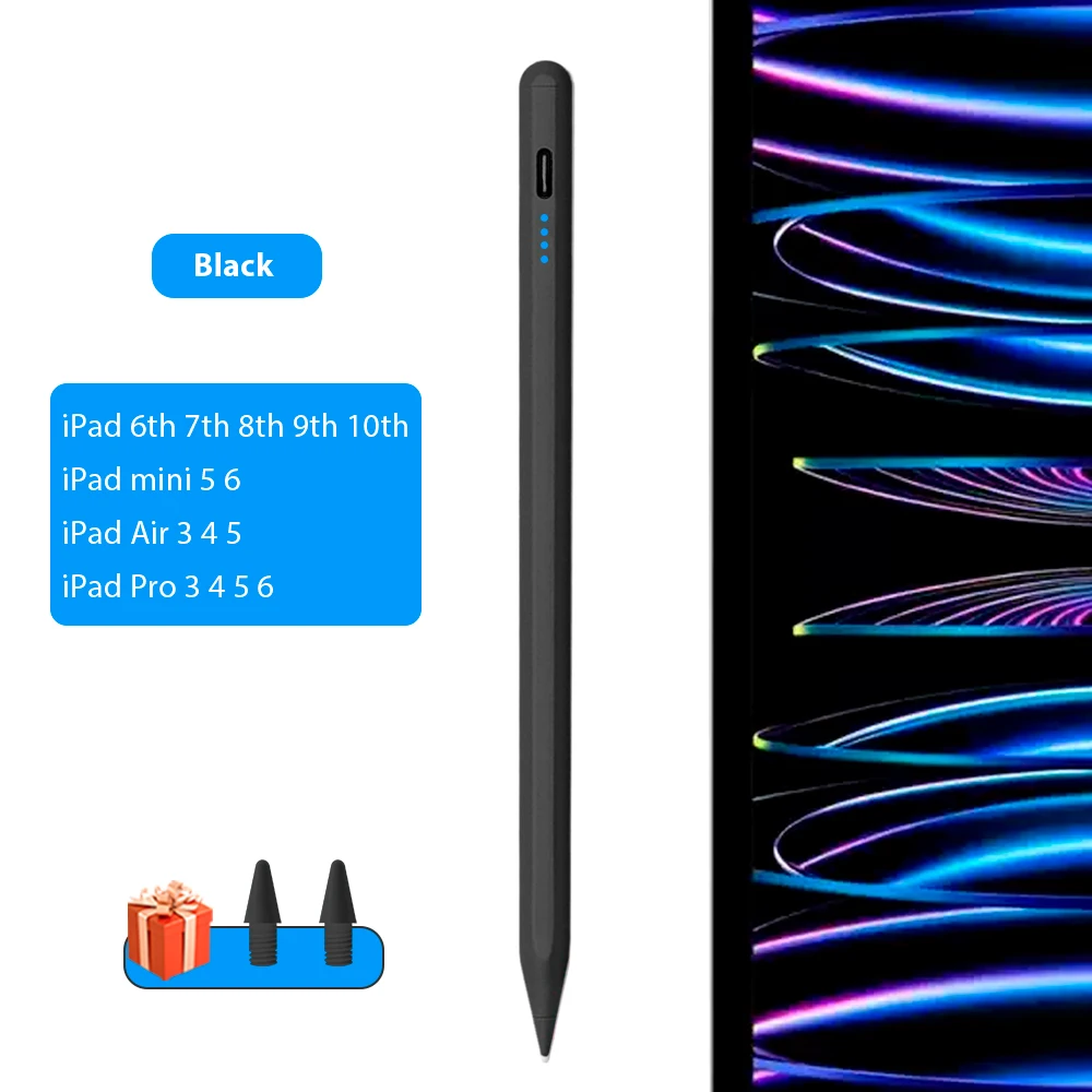 Voor Apple Ipad 6 7 8 9 10 Mini 5 6 Air 3 4 5 Pro 3 4 5 6 Stylus voor Apple Potlood Met Palm Afwijzing voor iPad Potlood met Penpunten