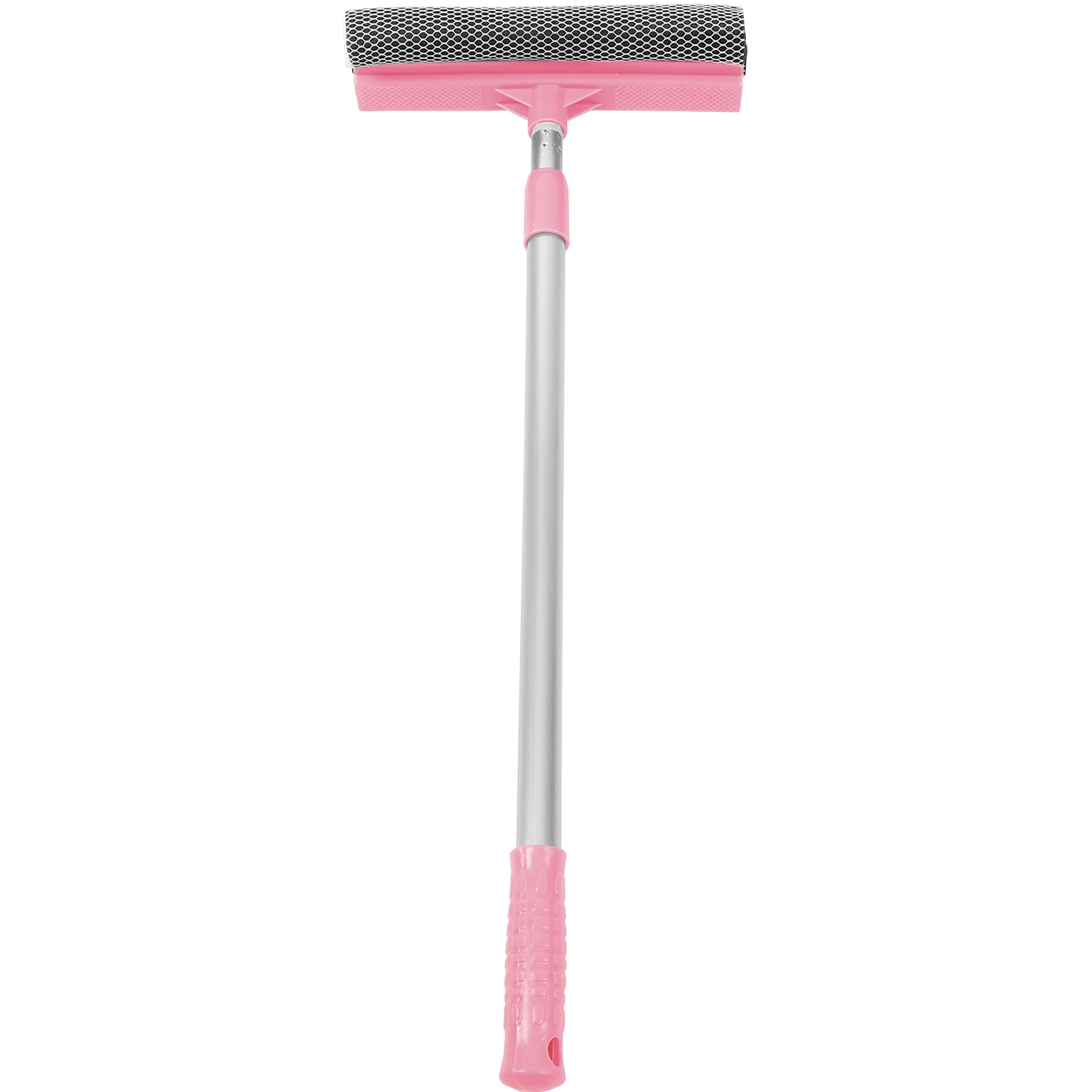 

Glass Cleaner Double Sided Window Brush 80cm Extendable Blue Handle Sponge Scrubber Bathroom Kitchen Balcony Car