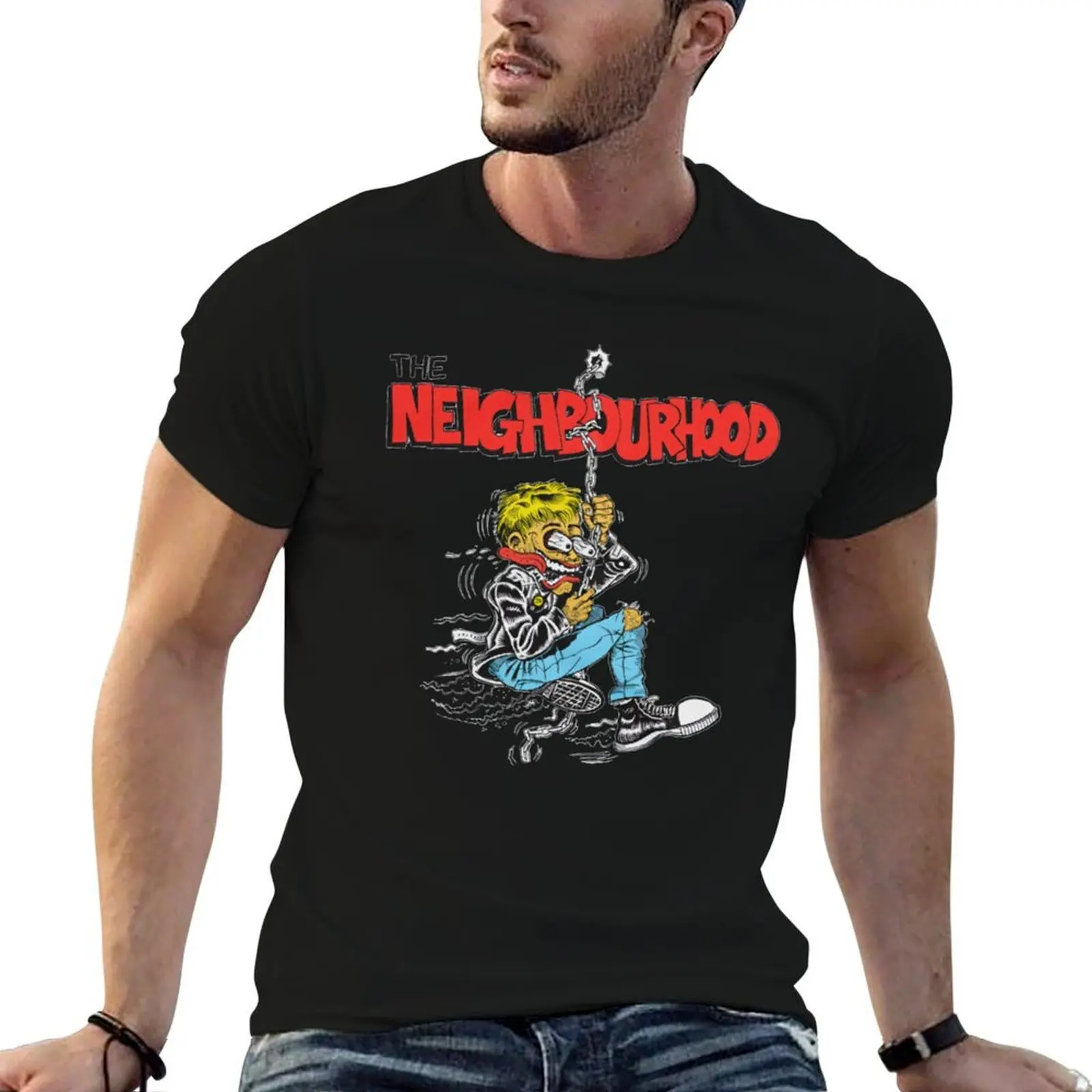 

THE NBHD - CARTOON T-Shirt cotton t shirt pack man t shirts cotton printed t shirts for man T-shirt
