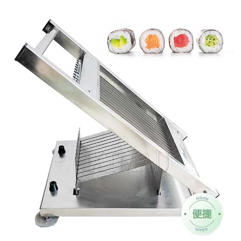 Máquina manual do cortador do rolo do sushi, ferramenta de corte do rolo do arroz, processador de alimento, Japão, 2cm
