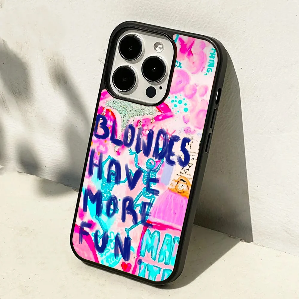 Blondes Have More Fun Phone Case Mobile Phone Cases for iPhone 15 14 13 Pro Max 11 12 Mini Alex Mirror TPU Shell