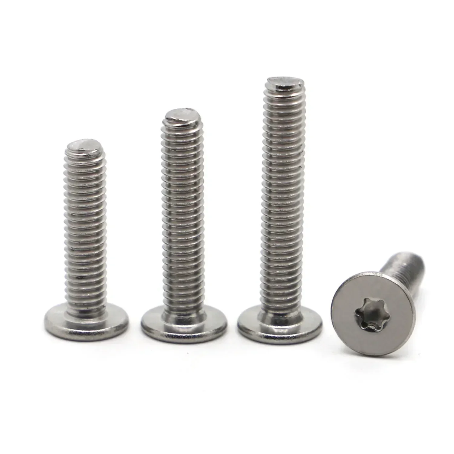 5-50pcs M1.6 M2 M2.5 M3 M4 M5 M6 M8 304 Stainless Steel CM Six-Lobe Torx Ultra Thin Super Low Flat Wafer Head Screw Bolt