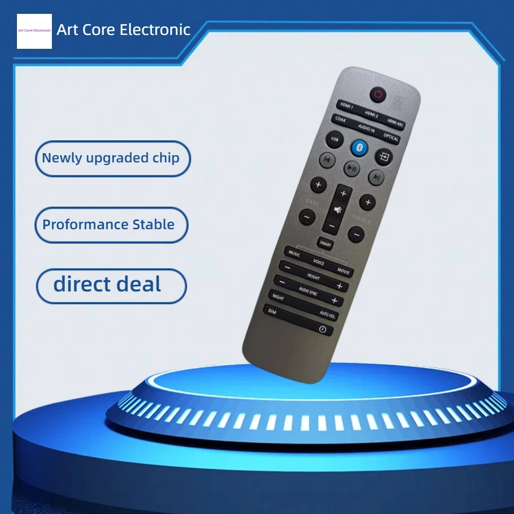 Пульт дистанционного управления подходит для акустической системы PHILIPS Soundbar HTL1190B/12 FIDELIO XS1 XS1/12 HTL5130B HTL1190B/05 HTL7140B/12